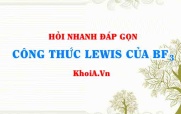 Công thức Lewis của BF3 (Boron trifluoride lewis structure)